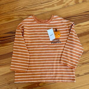 Next Kids' Pumpkin Patch Striped Tee